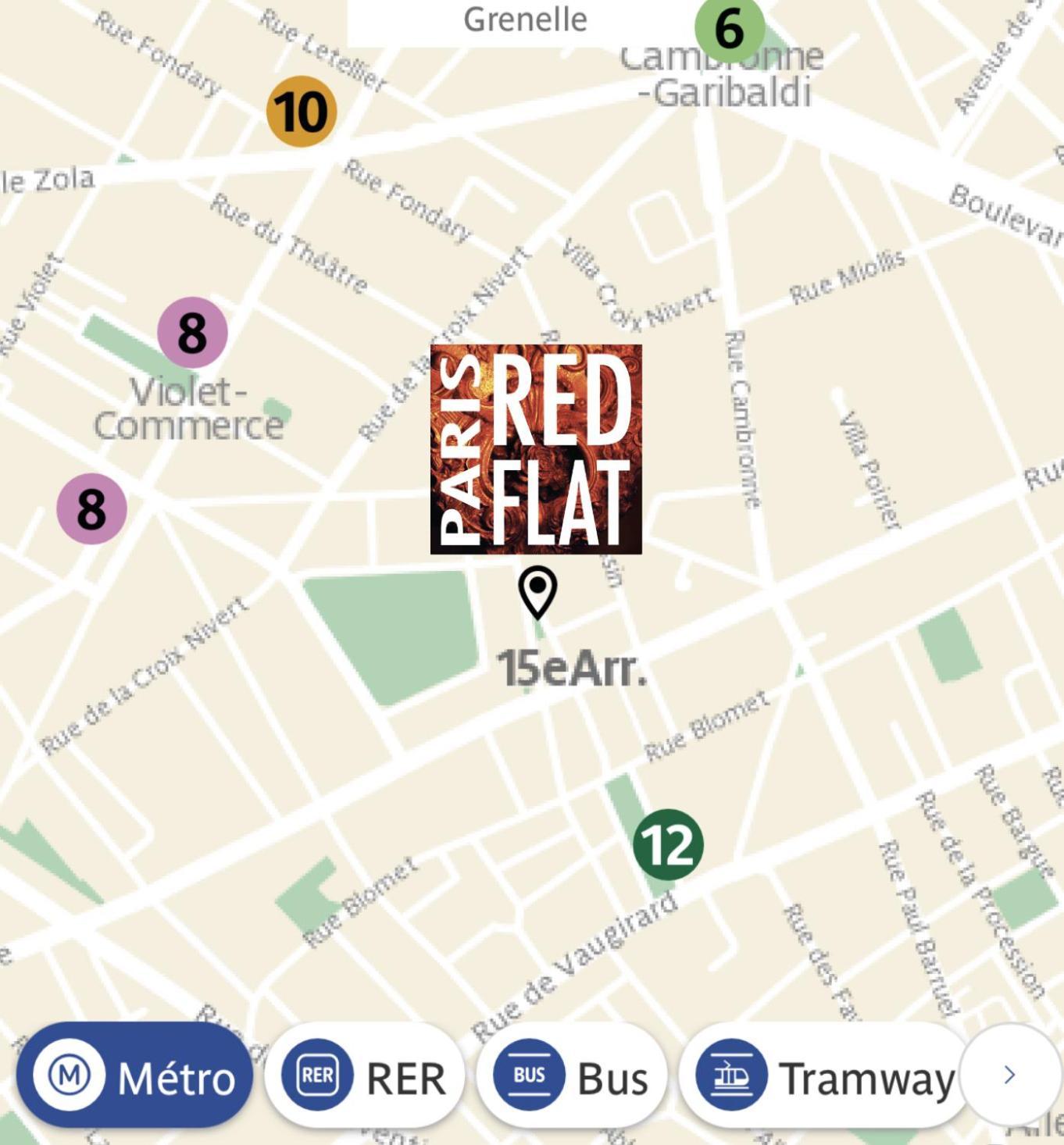 Apartmán Red Flat Paříž Exteriér fotografie