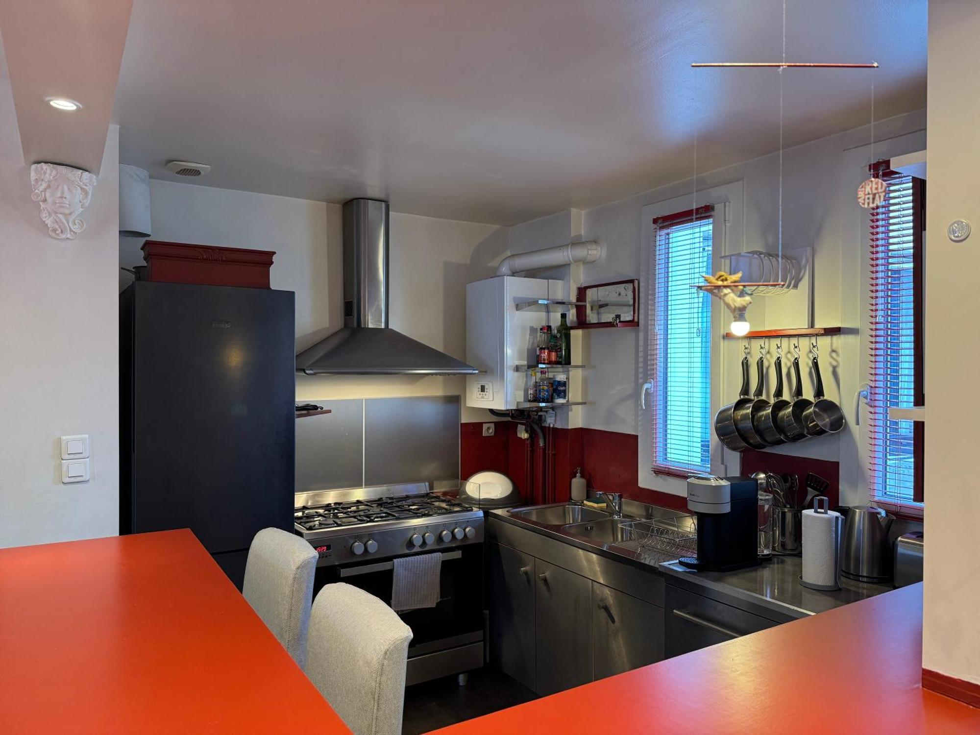 Apartmán Red Flat Paříž Exteriér fotografie
